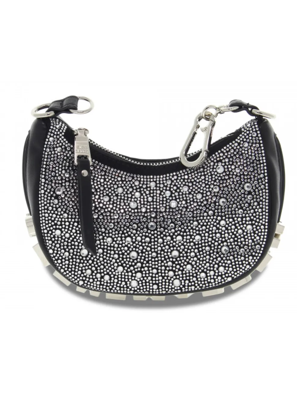 Steve Madden Shoulder Bag Brisky Small Hobo In Black Leather^Women Shoulder Bags