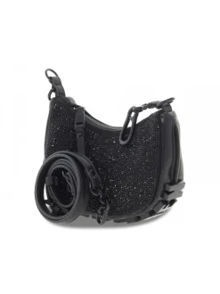 Steve Madden Shoulder Bag Brisky Small Hobo In Black Leather^Women Shoulder Bags