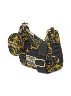 Versace Jeans Couture Shoulder Bag Jeans Couture Range X Sketch 3 Bags Printed Crunchy In Black Nylon^Women Shoulder Bags