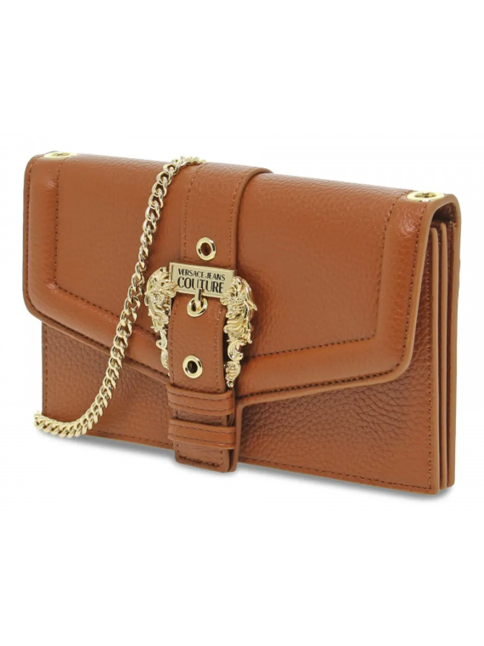 Versace Jeans Couture Shoulder Bag Jeans Couture Range F Sketch 13 Wallet Grana Buckle In Leather Tassel^Women Shoulder Bags
