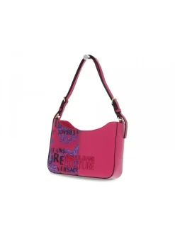 Versace Jeans Couture Shoulder Bag Jeans Couture Range P Sketch 5 Rock Cut In Fuchsia Saffiano^Women Shoulder Bags