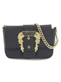 Versace Jeans Couture Shoulder Bag Jeans Couture Range F Sketch 19 Buckle In Black Nylon^Women Shoulder Bags