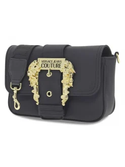 Versace Jeans Couture Shoulder Bag Jeans Couture Range F Sketch 19 Buckle In Black Nylon^Women Shoulder Bags