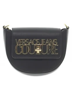 Versace Jeans Couture Shoulder Bag Jeans Couture Logo Lock Range L Sketch 5 Bags Smooth In Black Tassel^Women Shoulder Bags