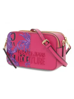 Versace Jeans Couture Shoulder Bag Jeans Couture Range P Sketch 3 Rock Cut In Fuchsia Saffiano^Women Shoulder Bags