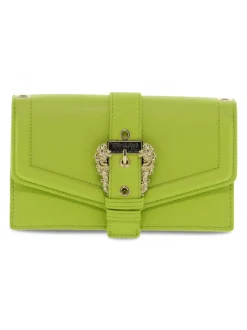 Versace Jeans Couture Shoulder Bag Jeans Couture Range F Sketch 16 Buckle Grainy In Lime Leather^Women Shoulder Bags