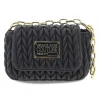 Versace Jeans Couture Shoulder Bag Jeans Couture Crunchy Bags Range O Sketch 5 Bags Quilted In Black Tassel^Women Shoulder Bags