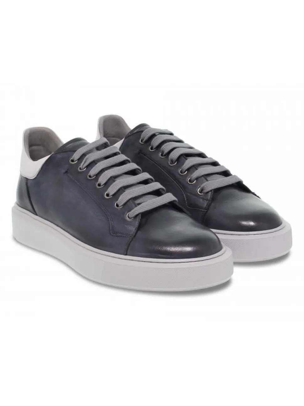 Brecos Sneakers Wimbledon In Blue Leather^Men Sneakers