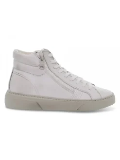 Crime London Sneakers Destiny Hi Zip In White Leather^Men Sneakers