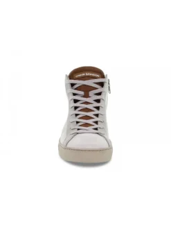 Crime London Sneakers High Top Essential In White Leather^Men Sneakers