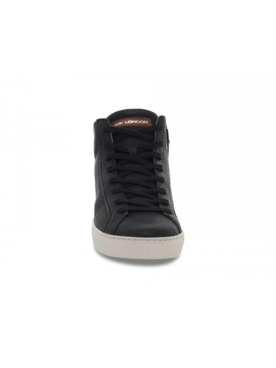 Crime London Sneakers High Top Essential In Black Leather^Men Sneakers