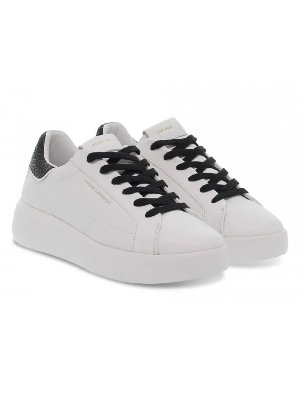 Crime London Sneakers Low Top Level Up In White Leather^Women Sneakers