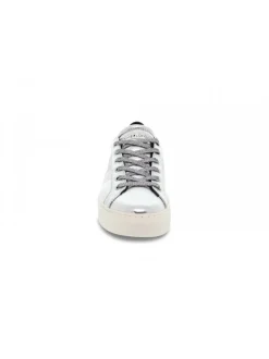Crime London Sneakers Low Top Classic In Silver Laminate^Women Sneakers