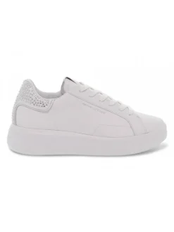 Crime London Sneakers Low Top Level Up In White Leather^Women Sneakers