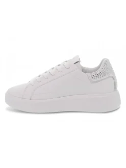Crime London Sneakers Low Top Level Up In White Leather^Women Sneakers