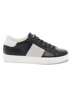 Crime London Sneakers Low Top Essential In Black Leather^Women Sneakers