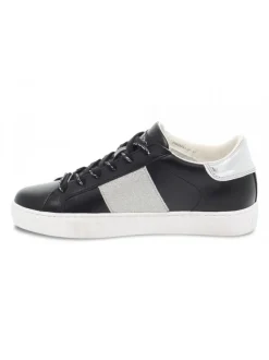 Crime London Sneakers Low Top Essential In Black Leather^Women Sneakers