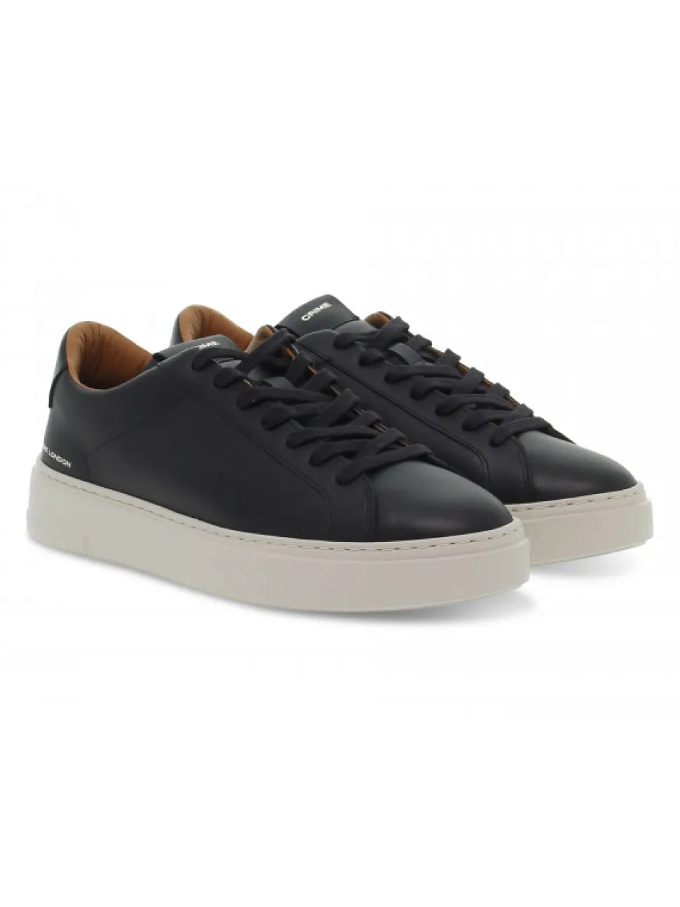 Crime London Sneakers Weightless Low Top In Black Leather^Men Sneakers