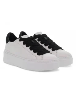 Crime London Sneakers Weightless Low Top In White Leather^Women Sneakers
