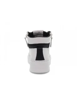 Crime London Sneakers Weightless Double Zip In White Leather^Women Sneakers