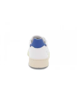 D.A.T.E. Sneakers Court Mono White-Blue In White Leather^Men Sneakers