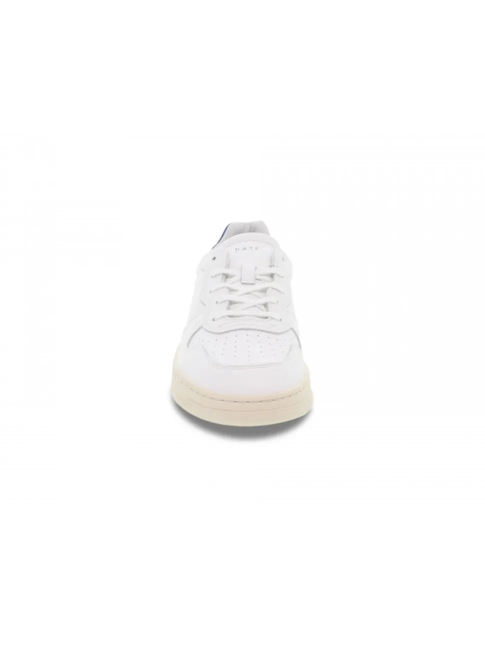 D.A.T.E. Sneakers Court Mono White-Blue In White Leather^Men Sneakers