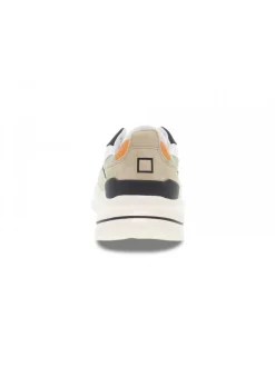 D.A.T.E. Sneakers Fuga Dragon Army In White Suede Leather^Men Sneakers