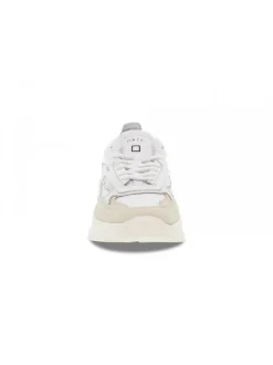 D.A.T.E. Sneakers Fuga Dragon White-Beige In White Leather^Women Sneakers