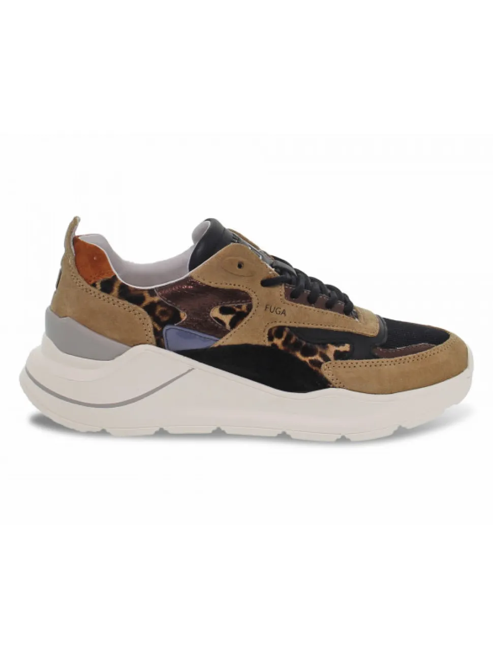 D.A.T.E. Sneakers Fuga Pony In Beige Suede Leather^Women Sneakers