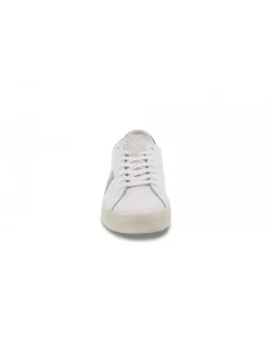 D.A.T.E. Sneakers Hill Low Calf White-Black In White Leather^Men Sneakers