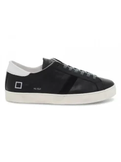 D.A.T.E. Sneakers Hill Low Calf Black In Black Leather^Men Sneakers