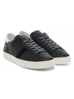 D.A.T.E. Sneakers Hill Low Calf Black In Black Leather^Men Sneakers