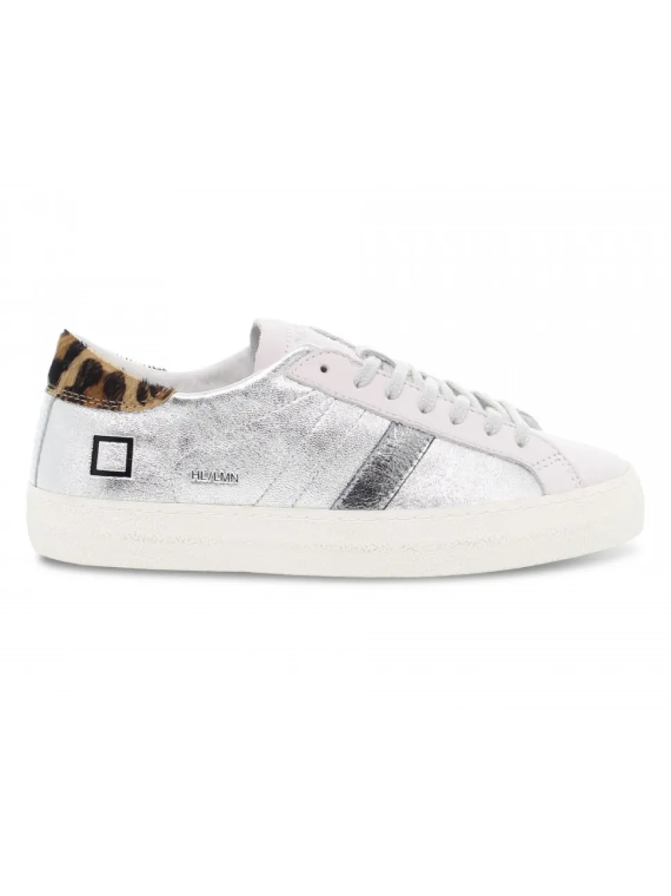D.A.T.E. Sneakers Hill Low Laminated Silver In Silver Laminate^Women Sneakers