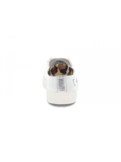 D.A.T.E. Sneakers Hill Low Laminated Silver In Silver Laminate^Women Sneakers