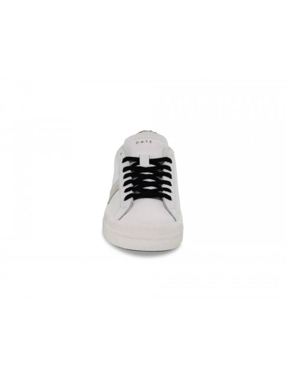 D.A.T.E. Sneakers Hill Low Vintage Calf White-Leopard In White Leather^Women Sneakers