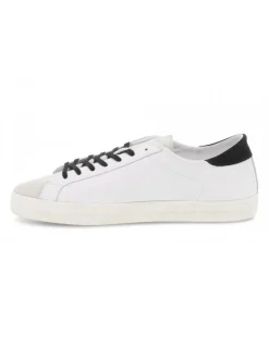 D.A.T.E. Sneakers Hill Low Vintage Calf White-T.Moro In White Leather^Men Sneakers