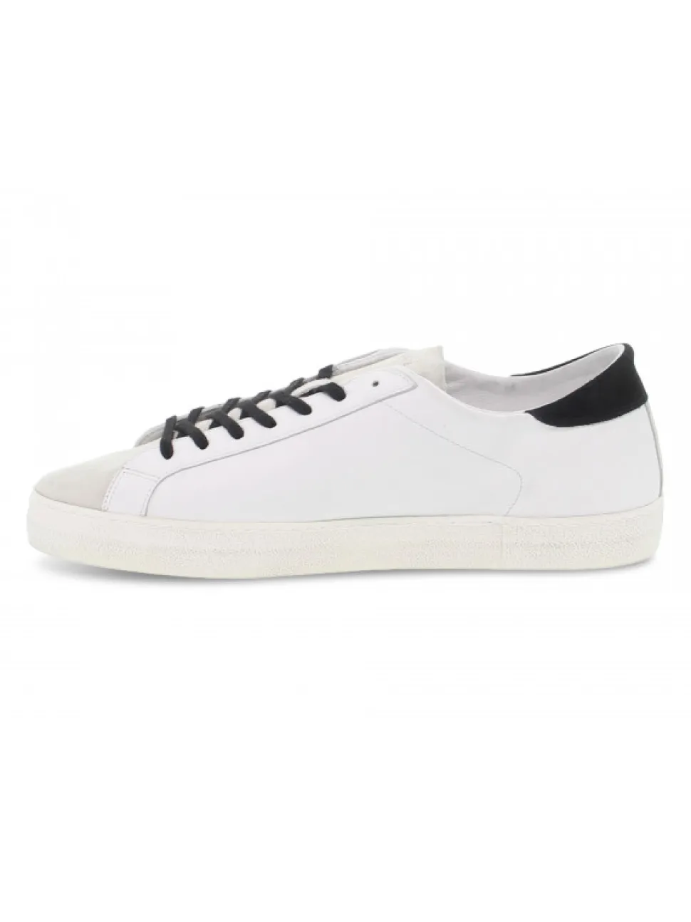 D.A.T.E. Sneakers Hill Low Vintage Calf White-T.Moro In White Leather^Men Sneakers