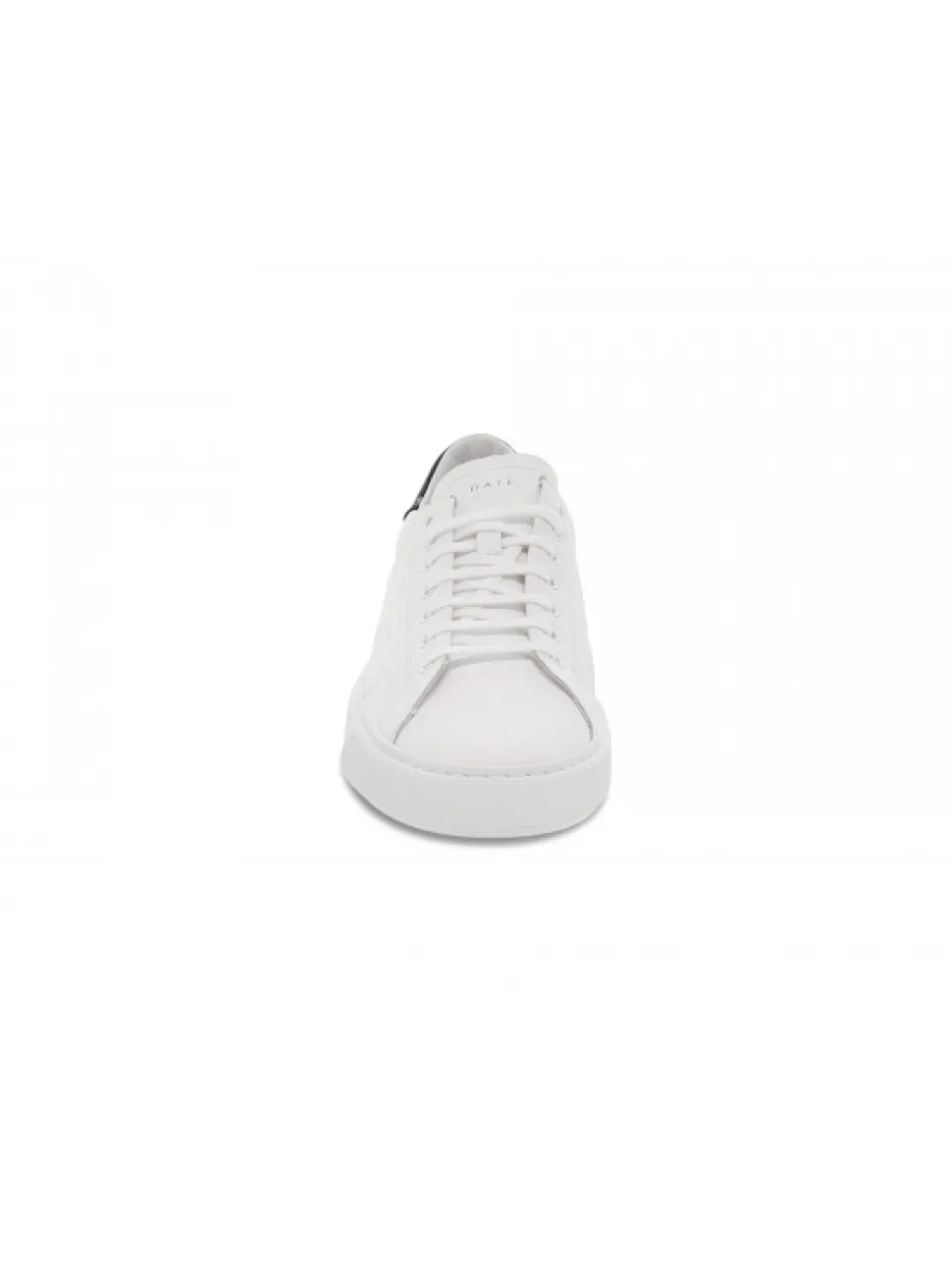 D.A.T.E. Sneakers Levante Calf White-Black In White Leather^Men Sneakers