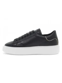 D.A.T.E. Sneakers Sfera Calf In Black Leather^Women Sneakers