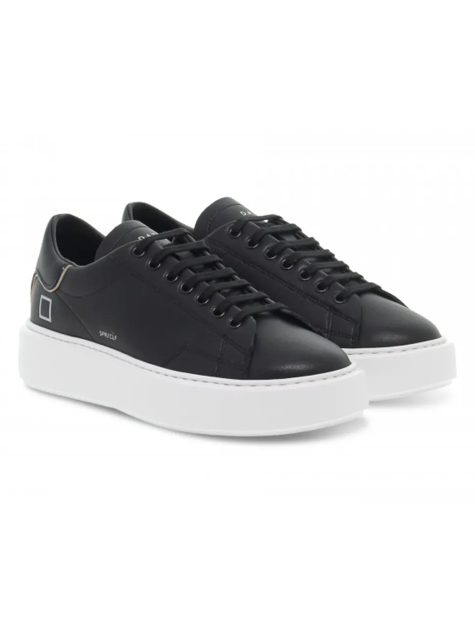 D.A.T.E. Sneakers Sfera Calf In Black Leather^Women Sneakers