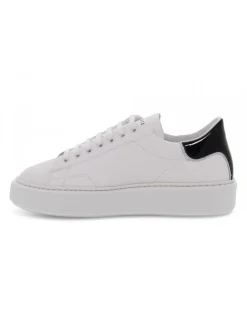 D.A.T.E. Sneakers Sfera Patent In White Leather^Women Sneakers