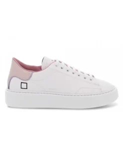 D.A.T.E. Sneakers Sfera Patent White-Pink In White Leather^Women Sneakers