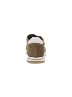Guidi Calzature Sneakers Testoni Uomo In Tobacco Suede Leather^Men Sneakers
