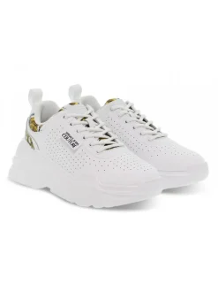 Versace Jeans Couture Sneakers Jeans Couture Speedtrack In White Leather^Women Sneakers