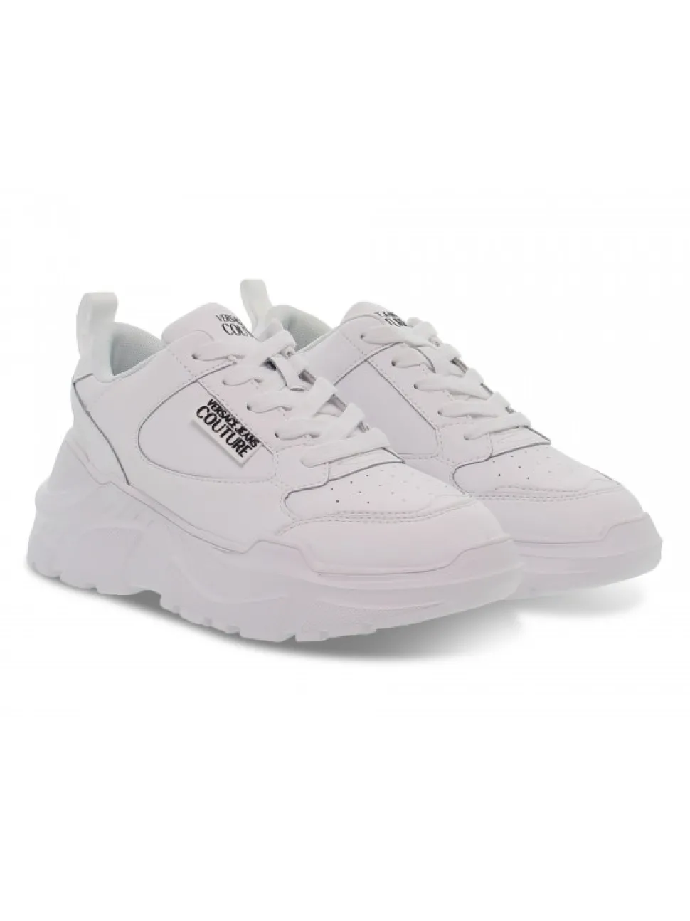 Versace Jeans Couture Sneakers Jeans Couture Speedtrack In White Leather^Women Sneakers