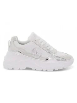 Versace Jeans Couture Sneakers Jeans Couture Speedtrack In White Leather^Women Sneakers