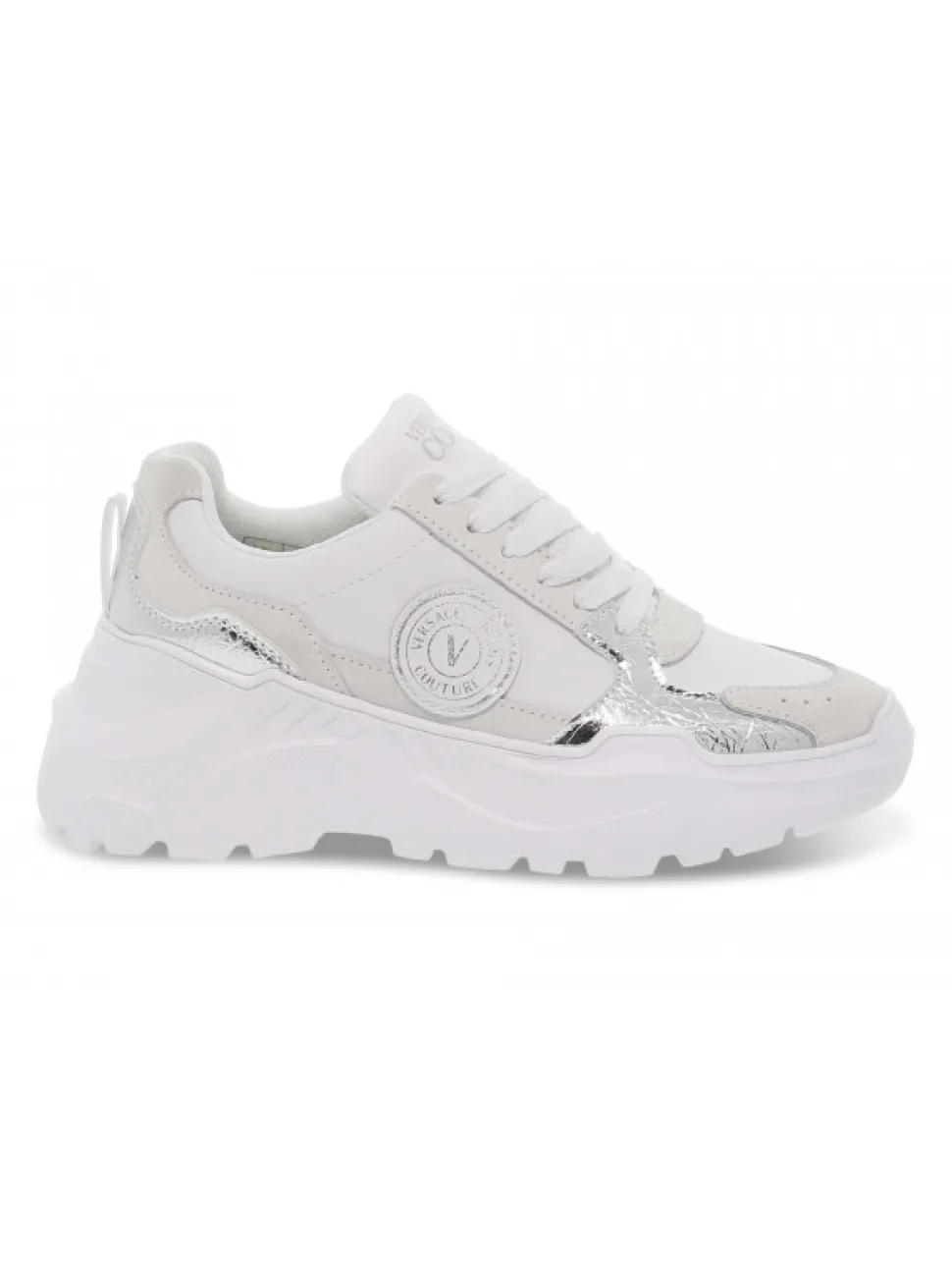 Versace Jeans Couture Sneakers Jeans Couture Speedtrack In White Leather^Women Sneakers