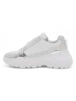 Versace Jeans Couture Sneakers Jeans Couture Speedtrack In White Leather^Women Sneakers