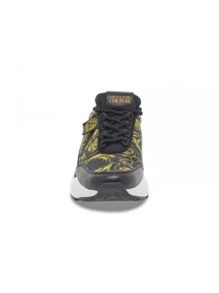 Versace Jeans Couture Sneakers Jeans Couture Wave In Black Nylon^Women Sneakers