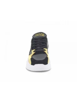 Versace Jeans Couture Sneakers Jeans Couture Speedtrack In Black Leather^Women Sneakers